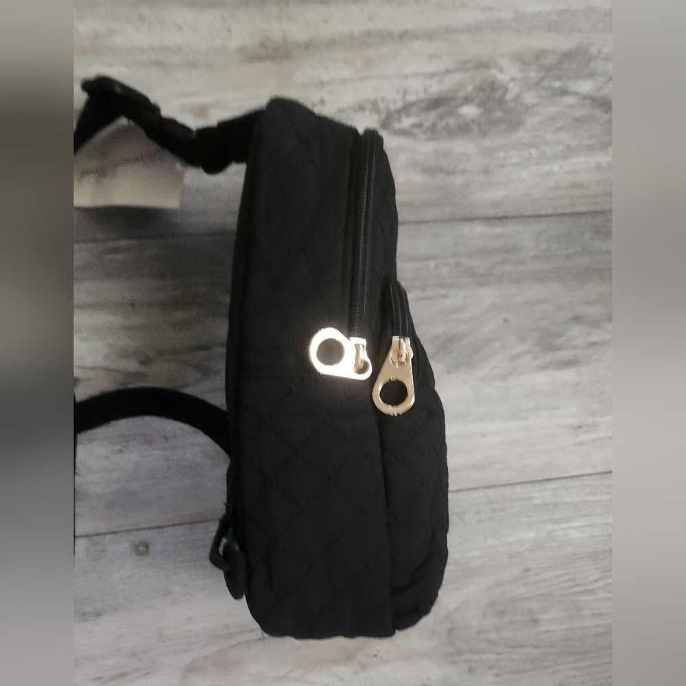 Universal Thread Black Quilted Sling Crossbody Ba… - image 6